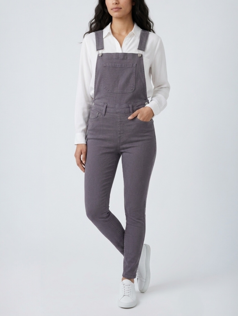 NWT WeWoreWhat Skinny Denim Overalls High Rise Stretch Bib XS